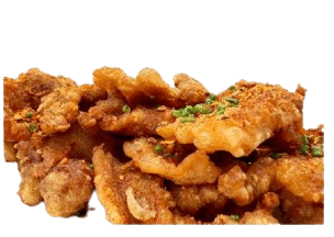 Cerdo crujiente frito con picante